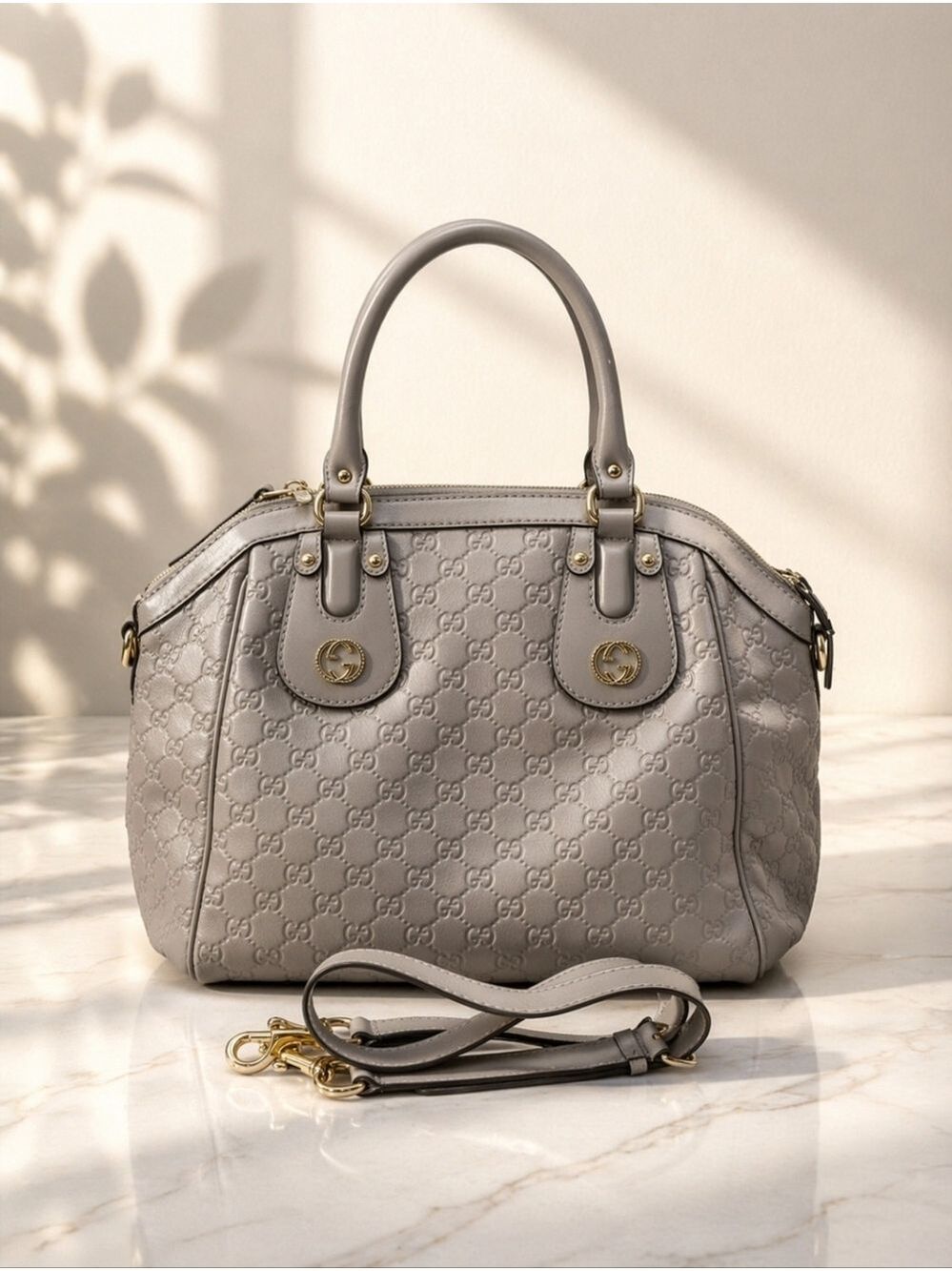 Authentic Gucci Guccissima Leather Bag Satchel Crossbody Luxury Handbag